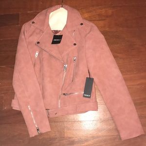 Rose suede forever 21 jacket